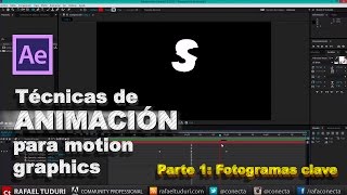 Tutorial After Effects  Técnicas de animación para Motion Graphics Parte 1 [upl. by Nylannej980]