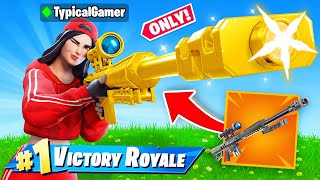 The SNIPER ONLY CHALLENGE in Fortnite IMPOSSIBLE [upl. by Duax]