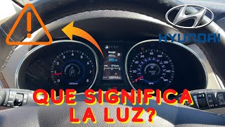 Que Significa La Luz De Triangulo De Mi Hyundai Triangle Warning Light [upl. by Talie]