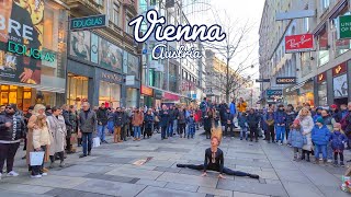 Vienna Austria 🇦🇹  Evening Walk  December 2023  4KHDR Walking Tour ▶146min [upl. by Gayner]