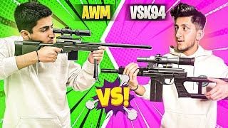 Awm Vs Vsk98 New Sniper As Gaming Vs As Rana Funny Sniper Fight  Garena Free Fire [upl. by Leveridge]