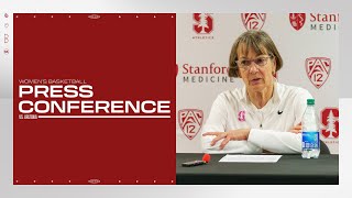 Stanford Womens Basketball Postgame Press Conference  Arizona [upl. by Cassell]