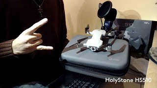 Dron Holy Stone HS510 Unboxing y Reseña [upl. by Anoyk705]