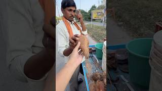 How To Peel Old Coconut In India  Fruit Cutting Skills [upl. by Reppart]