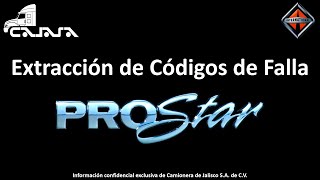 Codigos de Falla ProStar [upl. by Saile323]