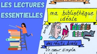 MA BIBLIOTHÈQUE IDÉALE  les lectures indispensables pour le plaisir ou pour devenir prof [upl. by Himelman]