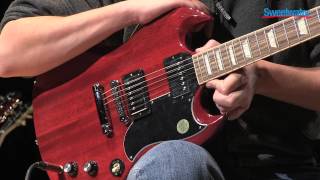 Gibson SG Standard Electric Guitar Demo  Sweetwater Sound [upl. by Morrie]