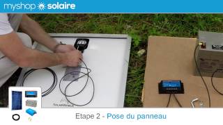 Monter un Kit Solaire AUTONOME  Panneau Solaire  Mini BMS  MyShop Solaire [upl. by Aisel478]