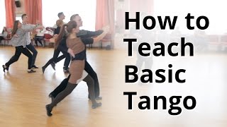 Workshop  How to do Basic Tango for Beginners  Ballroom Dance [upl. by Tuppeny]