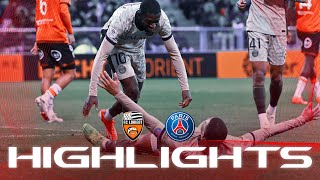 HIGHLIGHTS  LORIENT 14 PARIS ⚽️ DEMBÉLÉ amp MBAPPÉ [upl. by Noscire]