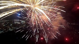 GoPro Fireworks From A Drone [upl. by Nowad]