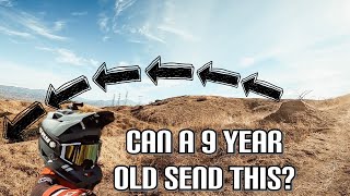 THIS 9 YEAR OLD RIDES BETTER THAN ME  HULDA CROOKS MTB TRAILS [upl. by Ahsinav]