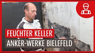 Keller abdichten von innen  Schutz der AnkerWerke in Bielefeld vor Feuchte [upl. by Aniral]