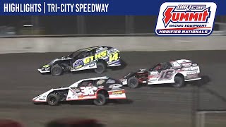 DIRTcar Summit Modified Nationals  TriCity Speedway  June 16 2023  HIGHLIGHTS [upl. by Oshinski]