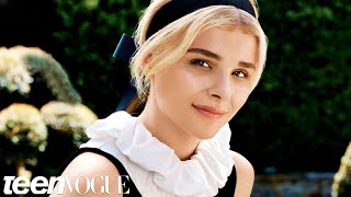 Chloë Grace Moretz Gets Sultry and Mysterious for Her October Cover Shoot– Teen Vogues The Cover [upl. by Emor]