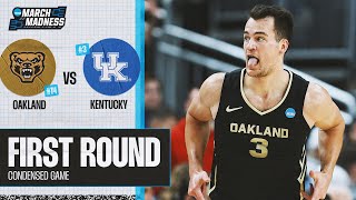 Oakland vs Kentucky  First Round NCAA tournament extended highlights [upl. by Cilo35]