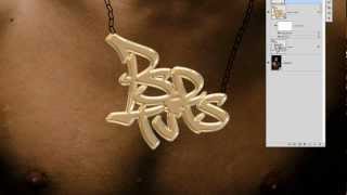 Create a Gold Necklace in Photoshop Using Filter Forge [upl. by Demona]