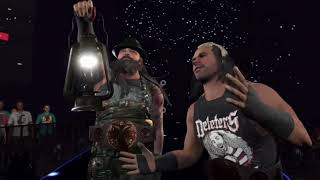 WWE 2K23 Custom Deleters of World Entrance Bray Wyatt amp Matt Hardy [upl. by Yemiaj709]