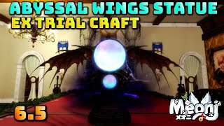 FFXIV Abyssal Wings Statue  65 EX Trial Craft [upl. by Eirotal]