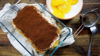 Orangen Tiramisu ohne Ei  Rezept und Anleitung  Natürlich Lecker [upl. by Barnum]