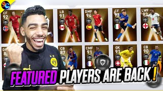 FINALLY FEATURED PLAYERS ARE BACK 😍 FANS CHOICE YOUNG STARS PACK OPENING  GAMEPLAY [upl. by Dnarb]