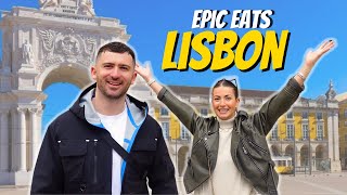 Lisbon Portugal Food Tour  Epic Eats [upl. by Narhem]