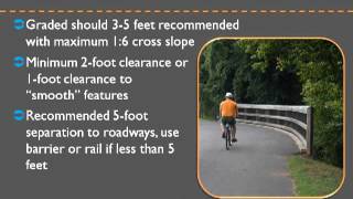 AASHTO Bike Guide Off Road Facilities Shared Use Path Design Oct 9 2012 [upl. by Nahsaj290]