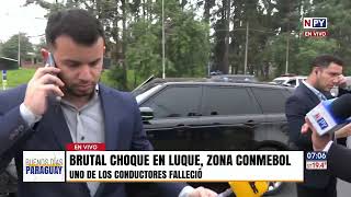 Fatal accidente de tránsito en la zona Conmebol [upl. by Yesrej454]