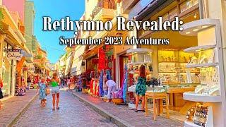 Exploring Rethymno Crete Hidden Gems amp Highlights  September 2023 [upl. by Lennox]