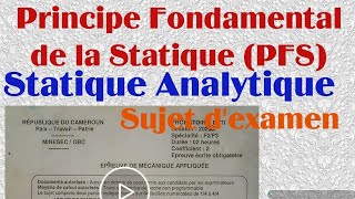 Principe Fondamental de la Statique statique analytique PFS  indiamaroo movies [upl. by Bolte376]