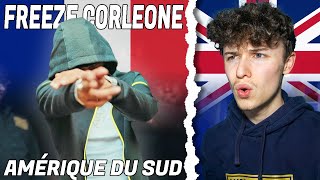 UK REACTION TO FRENCH RAP  FREEZE CORELONE  AMERIQUE DU SUD  TWReactz [upl. by Anilak]