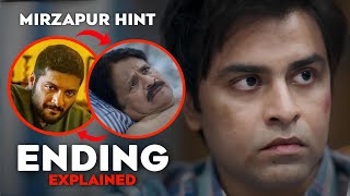 Panchayat Season 3 Ending Explained  Mirzapur HINT   Pradhaan Ne Khud Ko Goli Marvayi [upl. by Haraf]