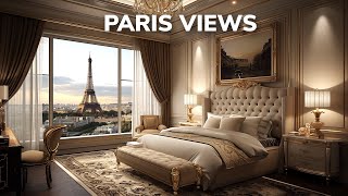 Bedrooms in Paris with Eiffel Tower View Interior Design Ideas [upl. by Arnaud]