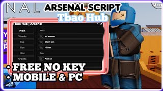 NEW Arsenal Script  PASTEBIN  FREE MOBILE amp PC NO KEY [upl. by Virg903]