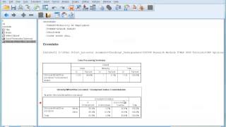 SPSS Tutorial 7  Using Percentages in Crosstabulations [upl. by Gorrono]