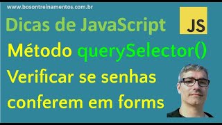 Verificar se senhas conferem em formulários HTML com JavaScript [upl. by Hnil]