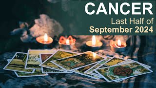 CANCER LAST HALF OF SEPTEMBER 2024 quotA HELPING HANDquot tarotreading september2024 truthwelltoldtarot [upl. by Aigroeg169]