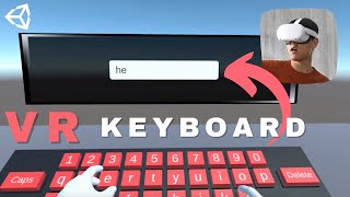 VR Keyboard  Unity Tutorial for Oculus Quest [upl. by Deckert832]