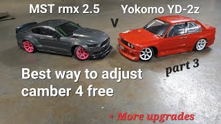 MST rmx 25 vs Yokomo YD2z part 3 more upgrades and setup advice [upl. by Aihsenod952]