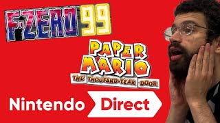 NINTENDO DIRECT REACTION OMG FZERO 99 [upl. by Ram]