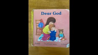 Kids Book Read Aloud Dear God By Brimax Books Illustrated by Ann and Mike Ricketts [upl. by Jeraldine]