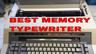 Electronic Memory Typewriter Sears Swintec 8016 Nakajima AE740 High Quality Non IBM [upl. by Martel]