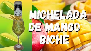 Michelada de mango BicheDeliciosa Fácil y rápidoClaudia Castro [upl. by Ahsain815]