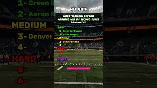 NFL Quiz Part 1 [upl. by Napoleon]