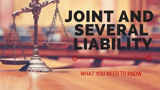 What is Joint and Several Liability [upl. by Allista]