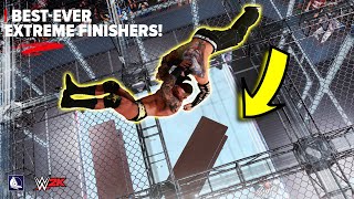 Best ever extreme FINISHERS in WWE 2K20 [upl. by Swope]