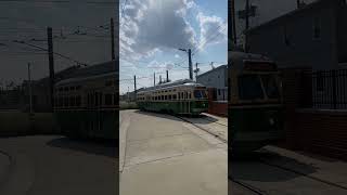 SEPTA 1947 PCC II trolley Entering Westmoreland Loop [upl. by Vidal]