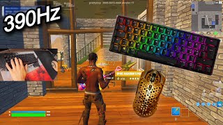 HyperX Alloy Origins 60 ASMR Chill🤩 Satisfying Gameplay Keyboard Fortnite 390 FPS Smooth [upl. by Eded95]