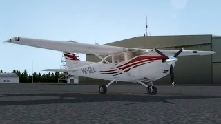 A2A Cessna 182 Skylane  Intro with startup and landing [upl. by Sil740]