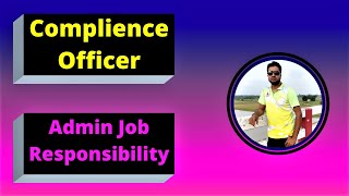 Compliance Officer । Admin । Job Responsibilities in Bangla 2022 [upl. by Keung]